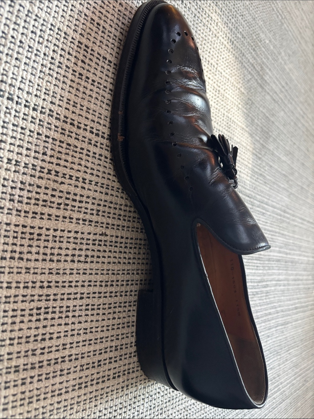 Gucci Black Leather Tassel Loafers - Picture 4 of 14